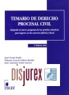 Temario de Derecho procesal civil (2 Edicin 2004)