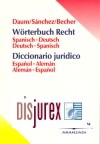Diccionario Jurdico. Espaol - Alemn / Alemn - Espaol