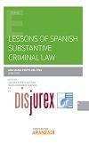 Lessons of spanish substantive Criminal Law