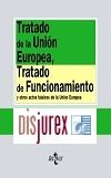 Tratado de la Unin Europea, Tratado de Funcionamiento y otros actos bsicos de la Unin Europea (27 Edicin) 2023