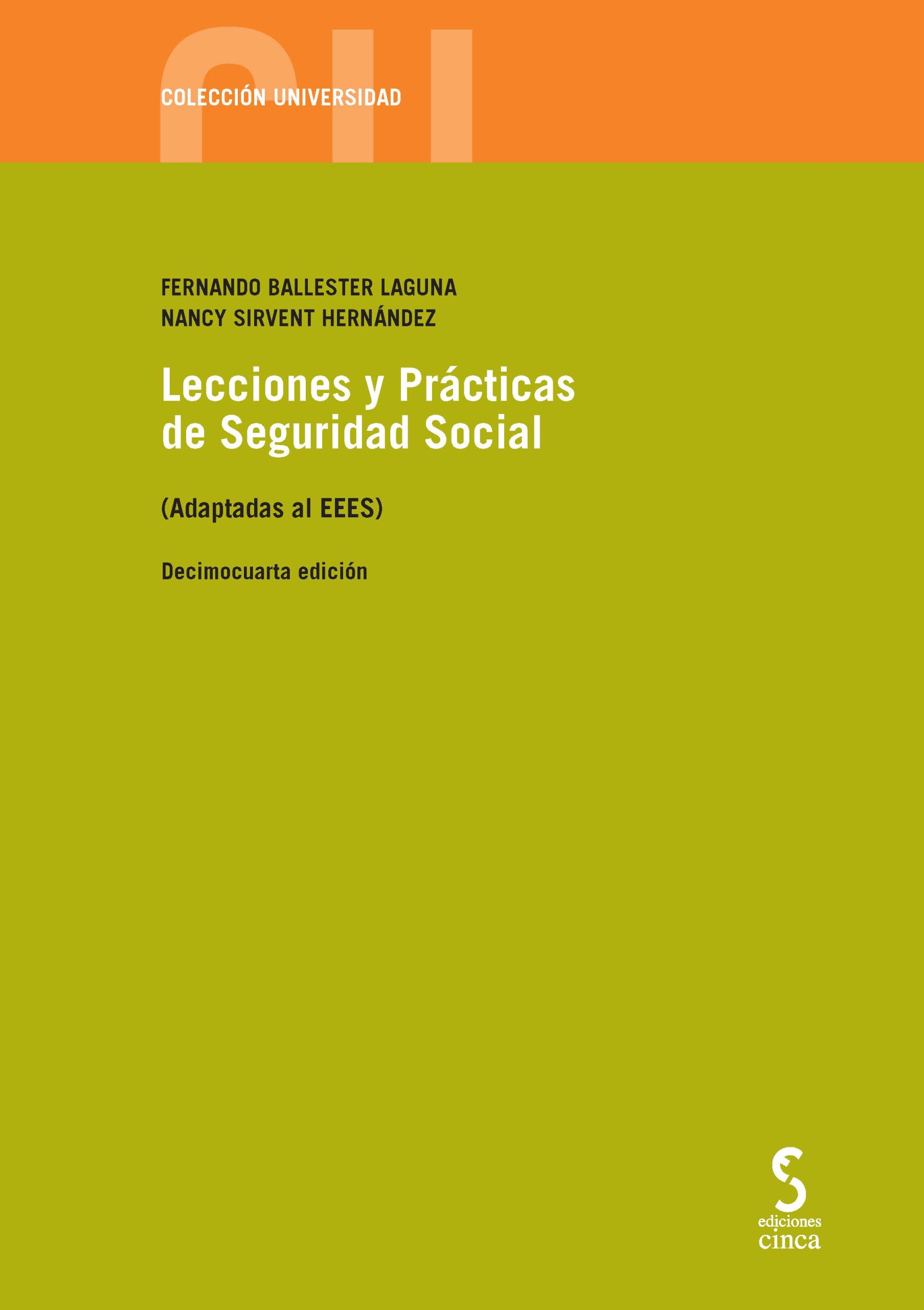 Lecciones y Prácticas de Seguridad Social (Adaptadas al EEES), 14.ª ed.