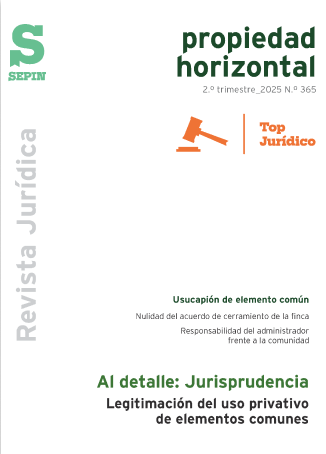 Legitimación del uso privativo de elementos comunes