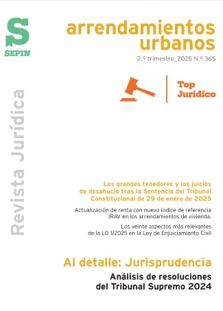 Análisis de resoluciones del Tribunal Supremo 2024 sobre Arrendamientos Urbanos