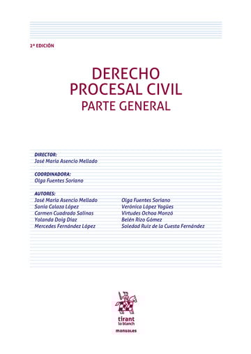 Derecho Procesal Civil. Parte General 2ª Edición