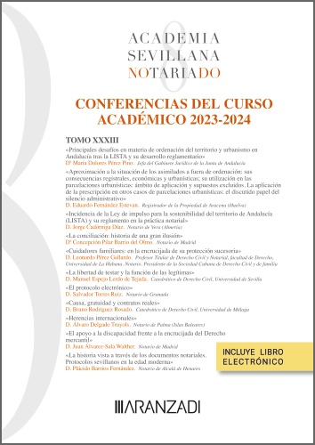 Anales 2023-2024 Tomo XXXIII Academia Sevillana del Notariado