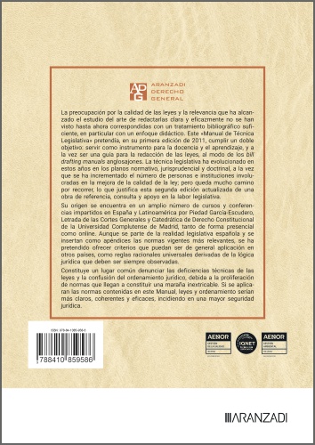 Manual de técnica legislativa (2ª Edición)