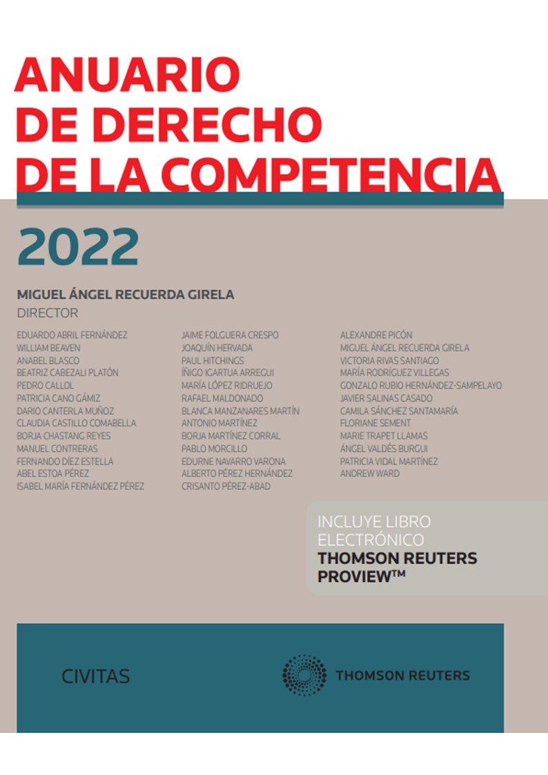 Anuario de Derecho de la Competencia (2022)