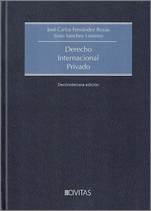 Derecho Internacional Privado (13ª Edición) 2024