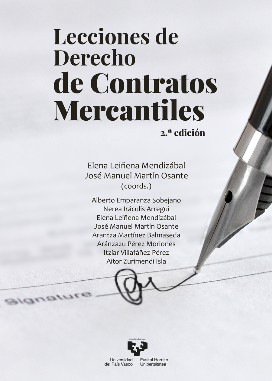 Lecciones de Derecho de contratos mercantiles