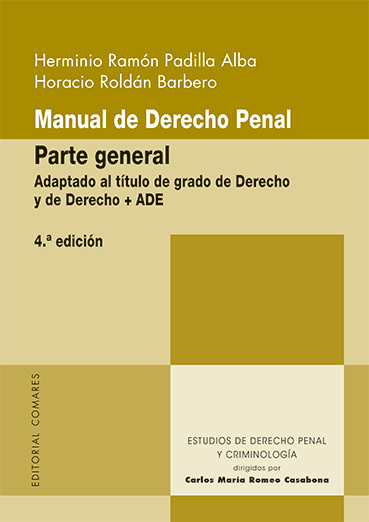 Manual de derecho penal. Parte general (4ª Edición) 2023