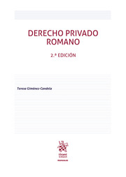 Derecho Romano Privado (2ª Edición) 2020