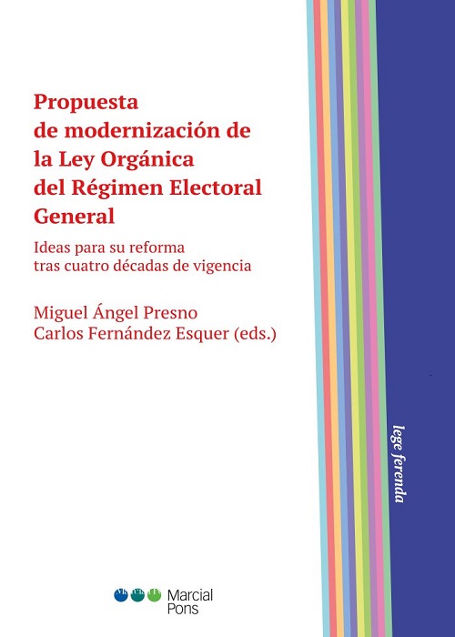 Propuesta de modernización de la Ley Orgánica del Régimen Electoral General