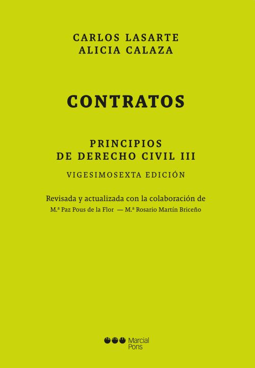 Principios de Derecho Civil. Tomo III. Contratos. 26ª Edición