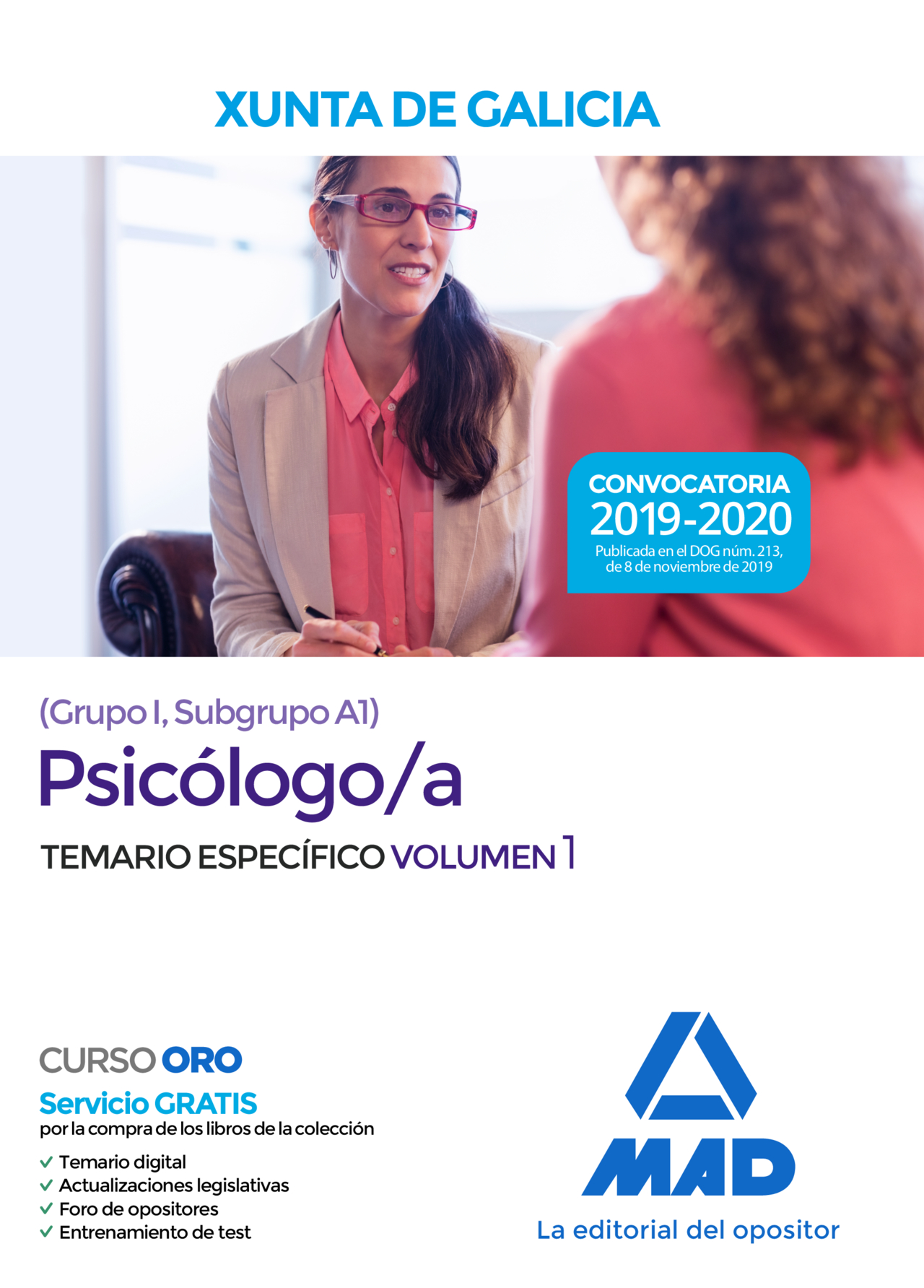 Psicólogo/a (Grupo I, Subgrupo A1)
