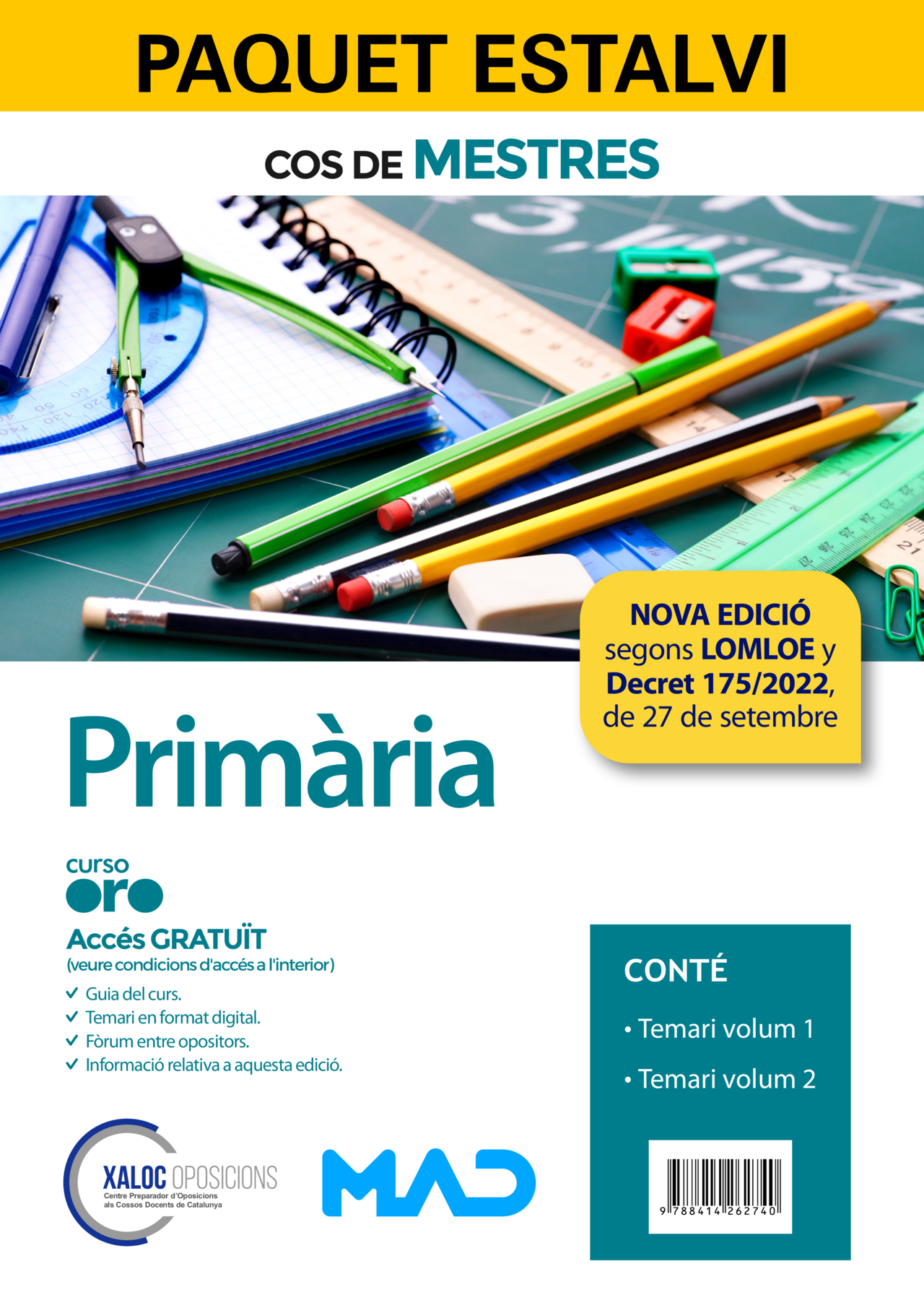 Paquet Estalvi Cos de Mestres Primària