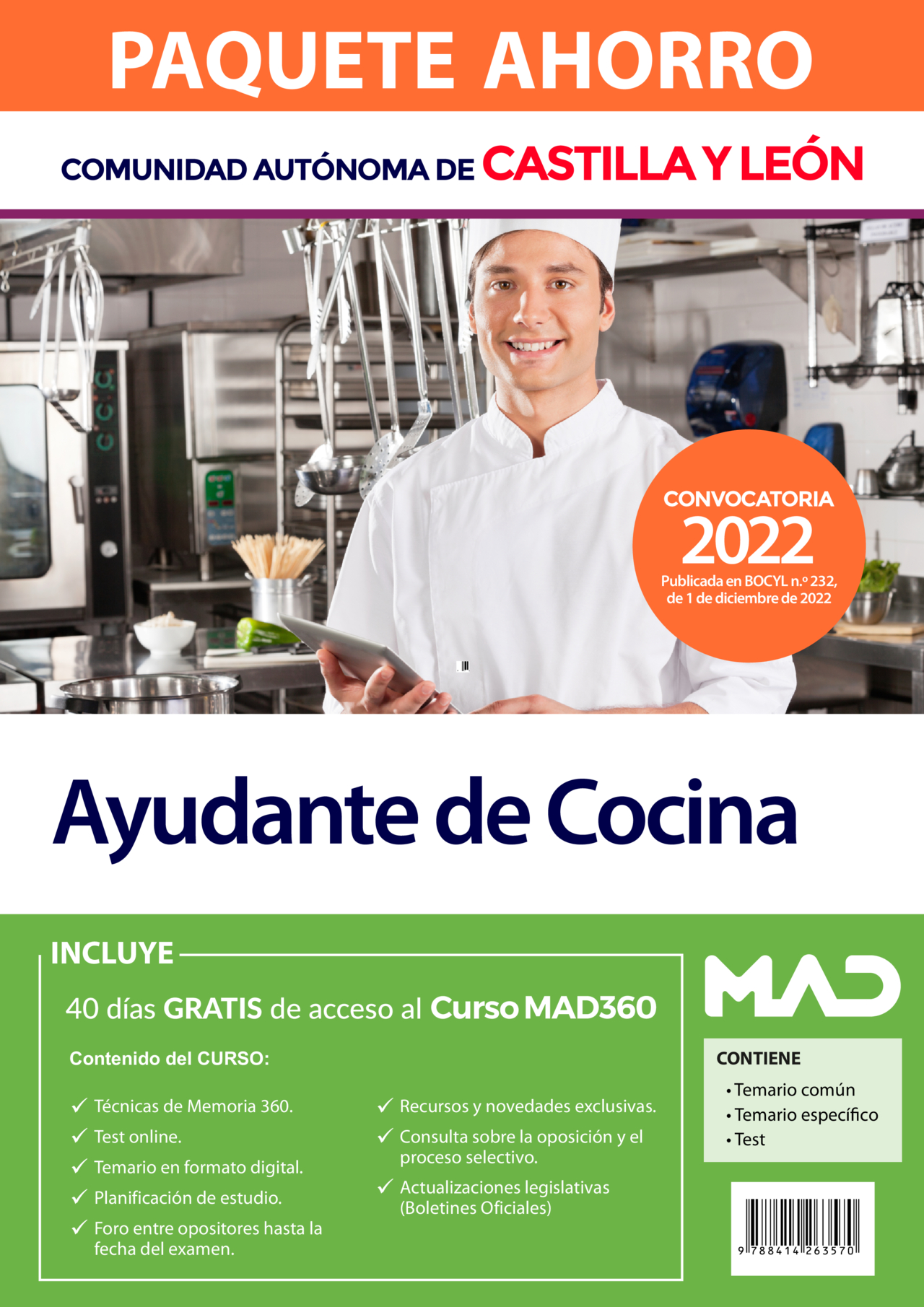 Paquete Ahorro Ayudante de Cocina