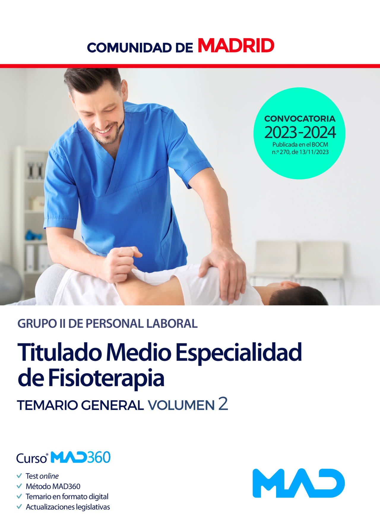 Titulado Medio Especialidad de Fisioterapia (Grupo II)