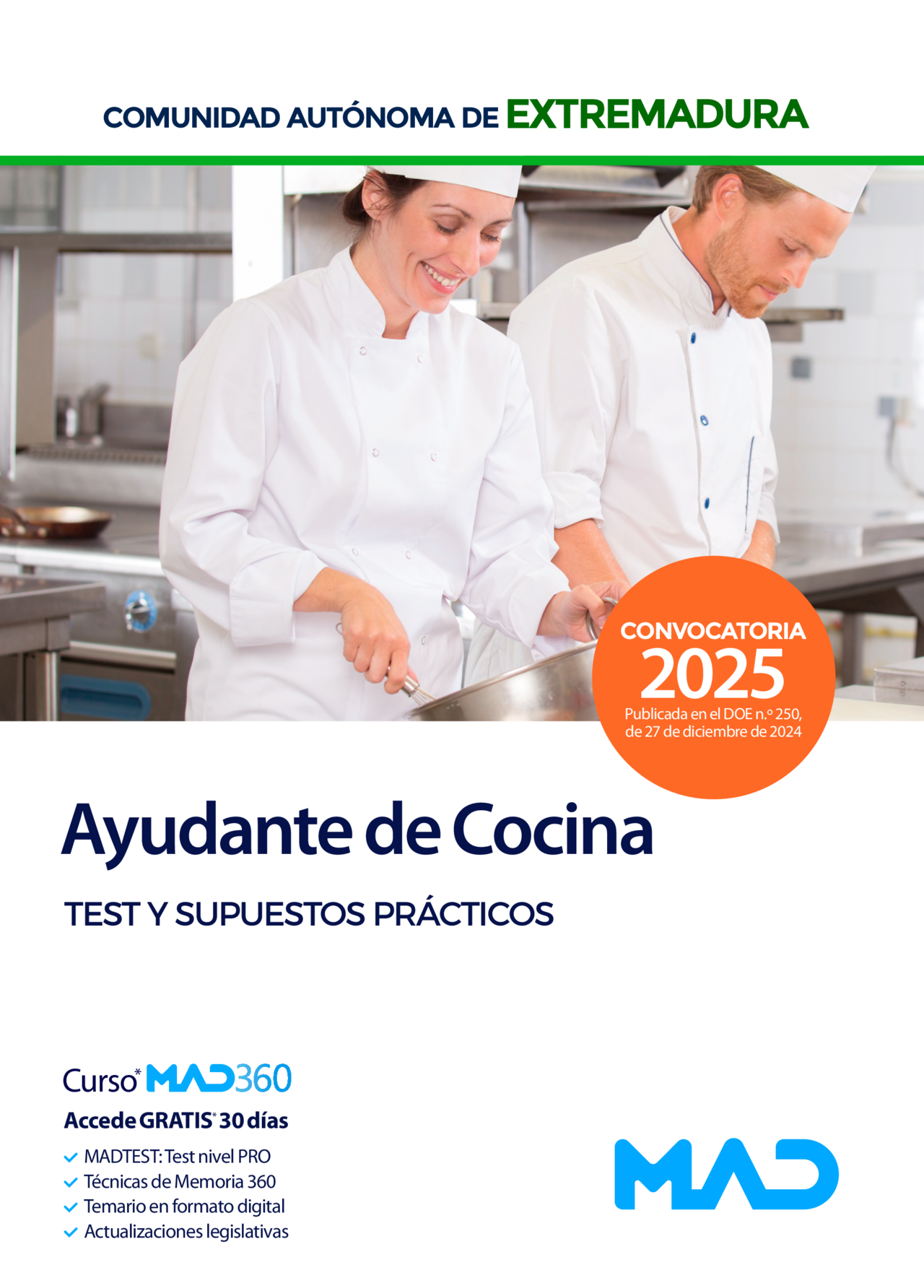 Ayudante de Cocina (Personal Laboral Grupo V)