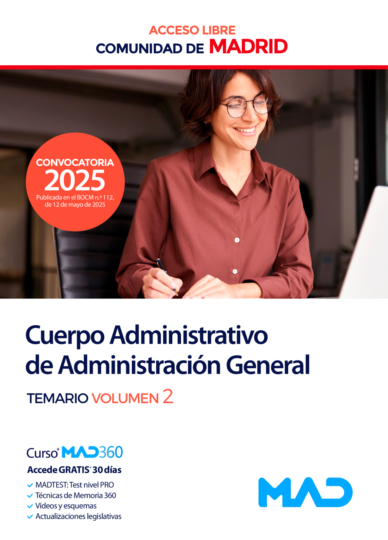 Cuerpo de Administrativos de Administración General (acceso libre)