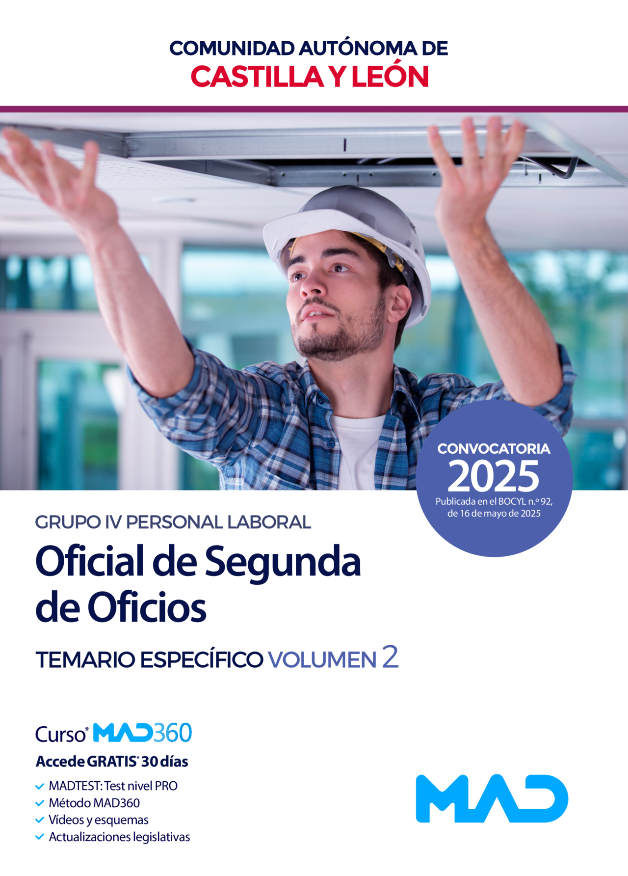 Oficial de Segunda de Oficios (Grupo IV Personal Laboral)