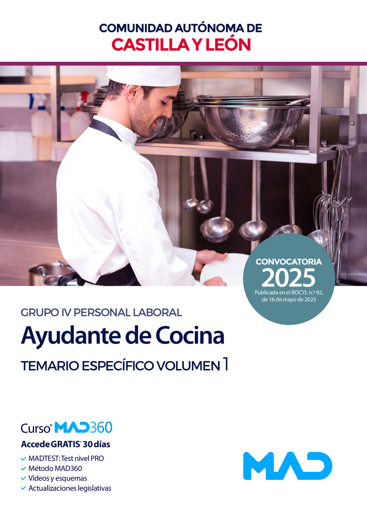 Ayudante de Cocina (Grupo IV Personal Laboral)
