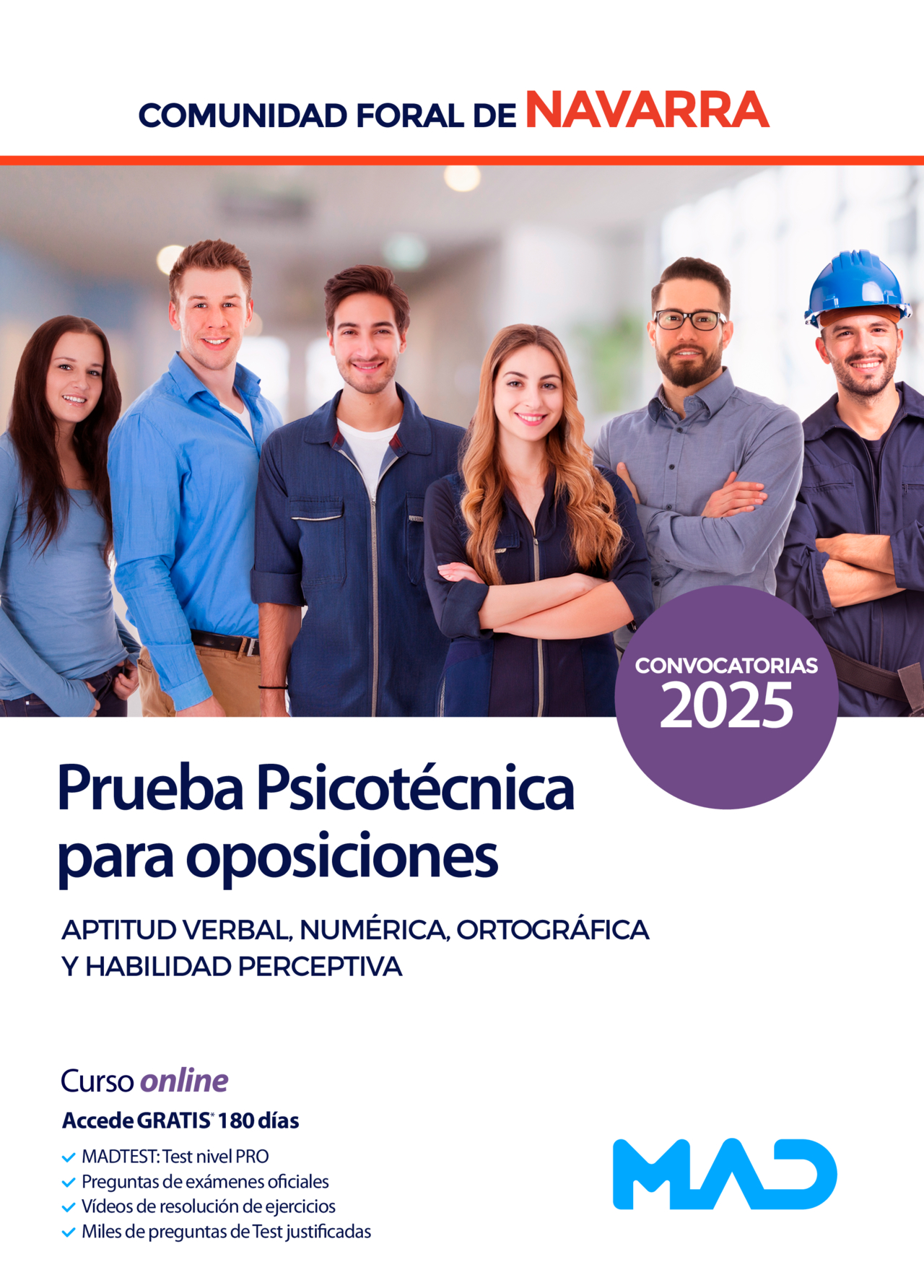 Prueba Psicotécnica para Oposiciones de la Administración de la Comunidad Foral de Navarra