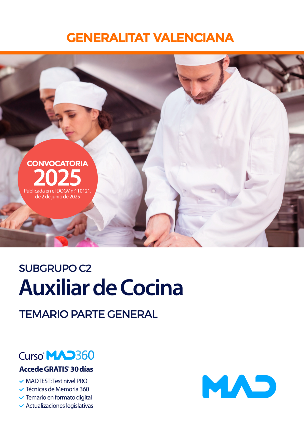 Escala Auxiliar de Cocina (C2-03-02 Cuerpo de Servicios Auxiliares)