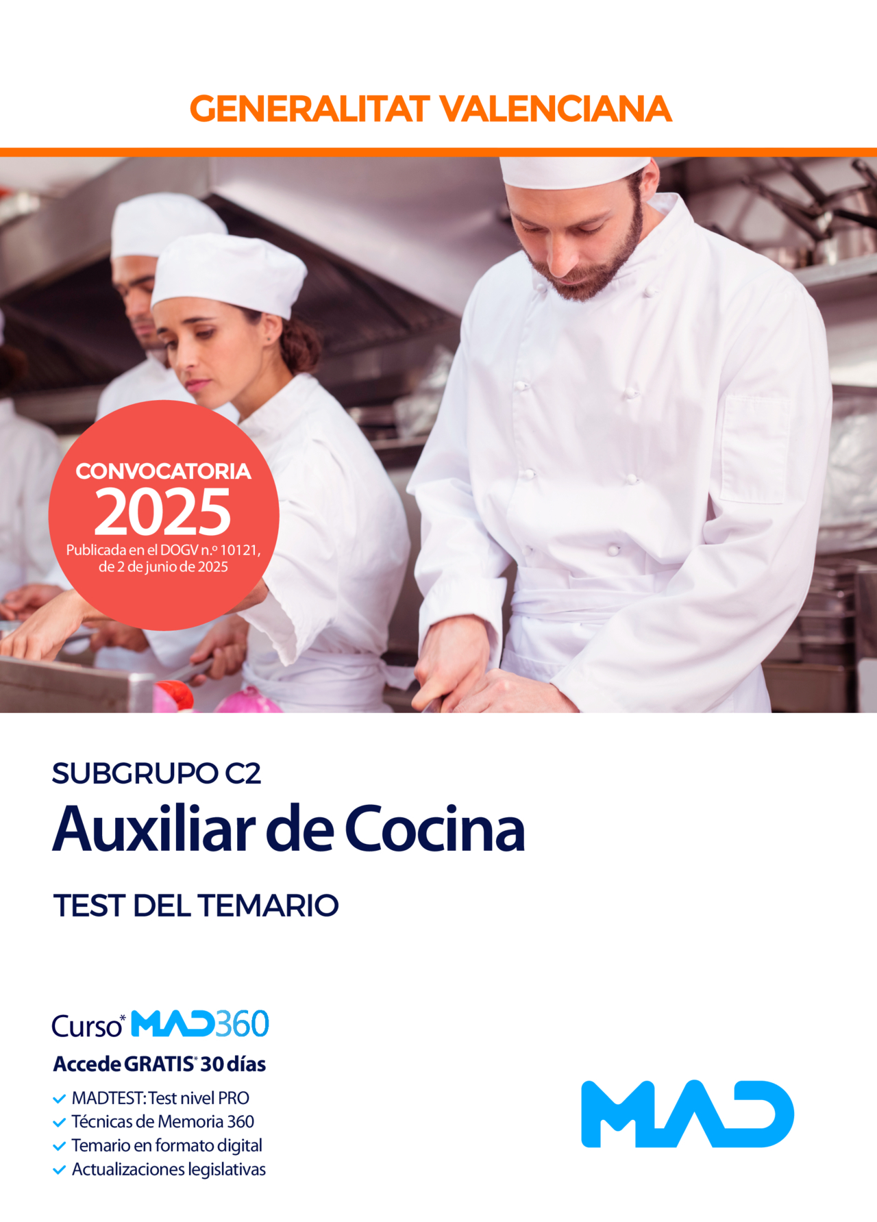 Escala Auxiliar de Cocina (C2-03-02 Cuerpo de Servicios Auxiliares)