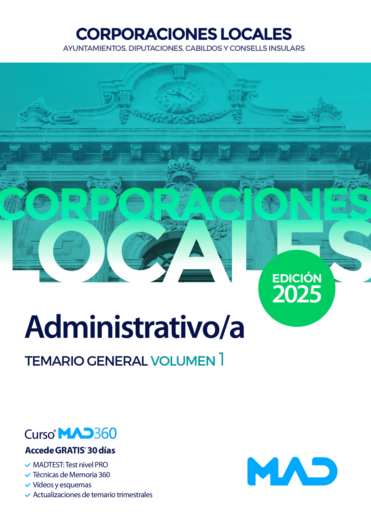 Administrativo/a de Ayuntamientos, Diputaciones y otras Corporaciones Locales