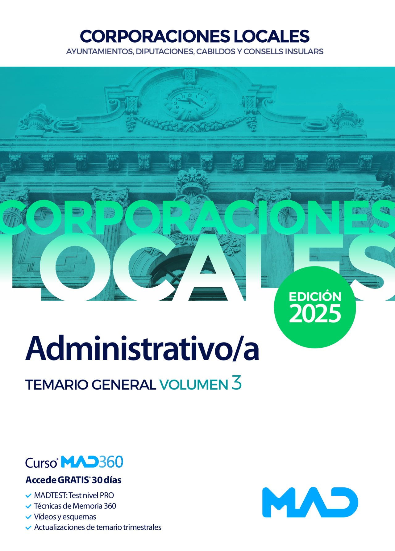 Administrativo/a de Ayuntamientos, Diputaciones y otras Corporaciones Locales