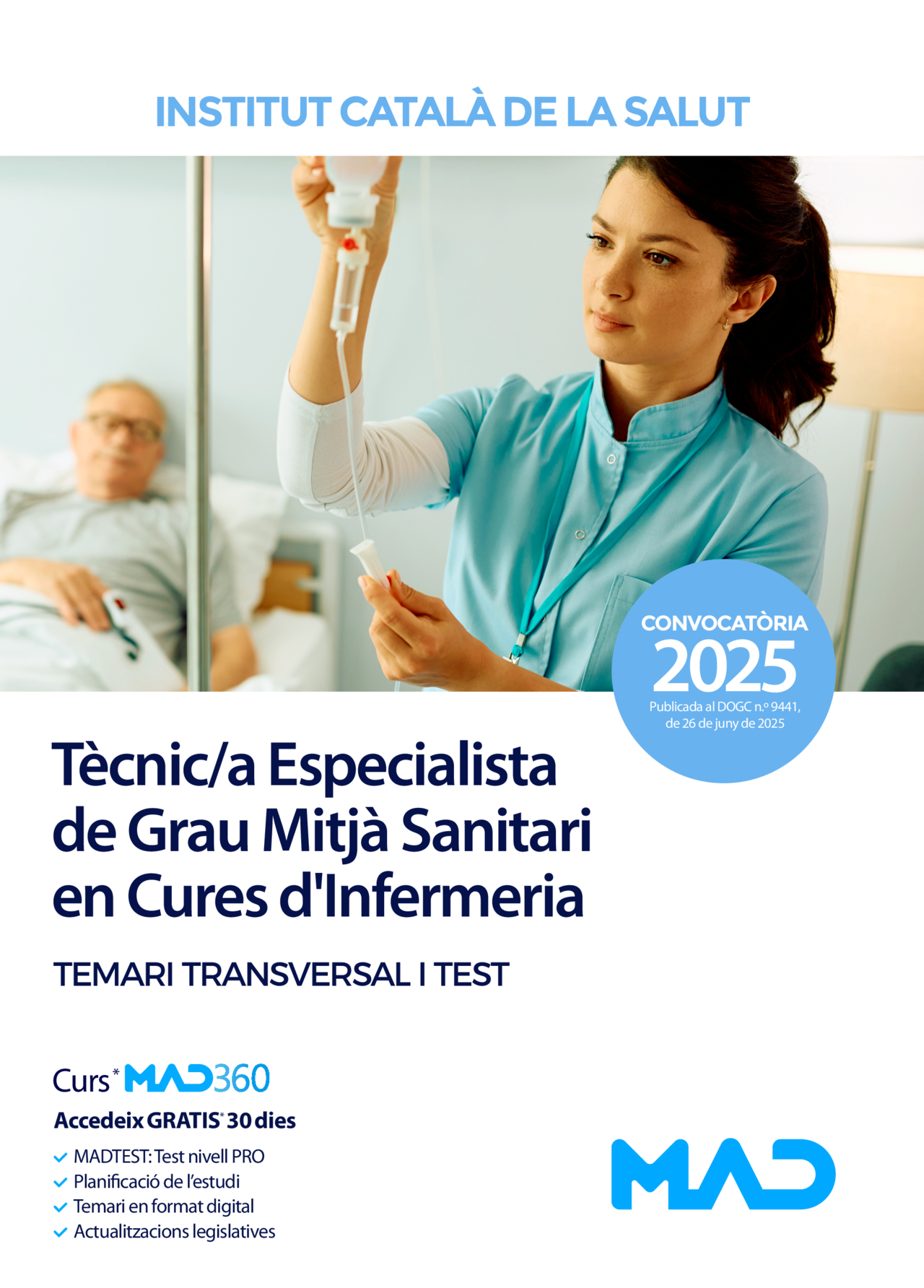 Tècnic/a Especialista de Grau Mitjà Sanitari en Cures d Infermeria (TCAI)
