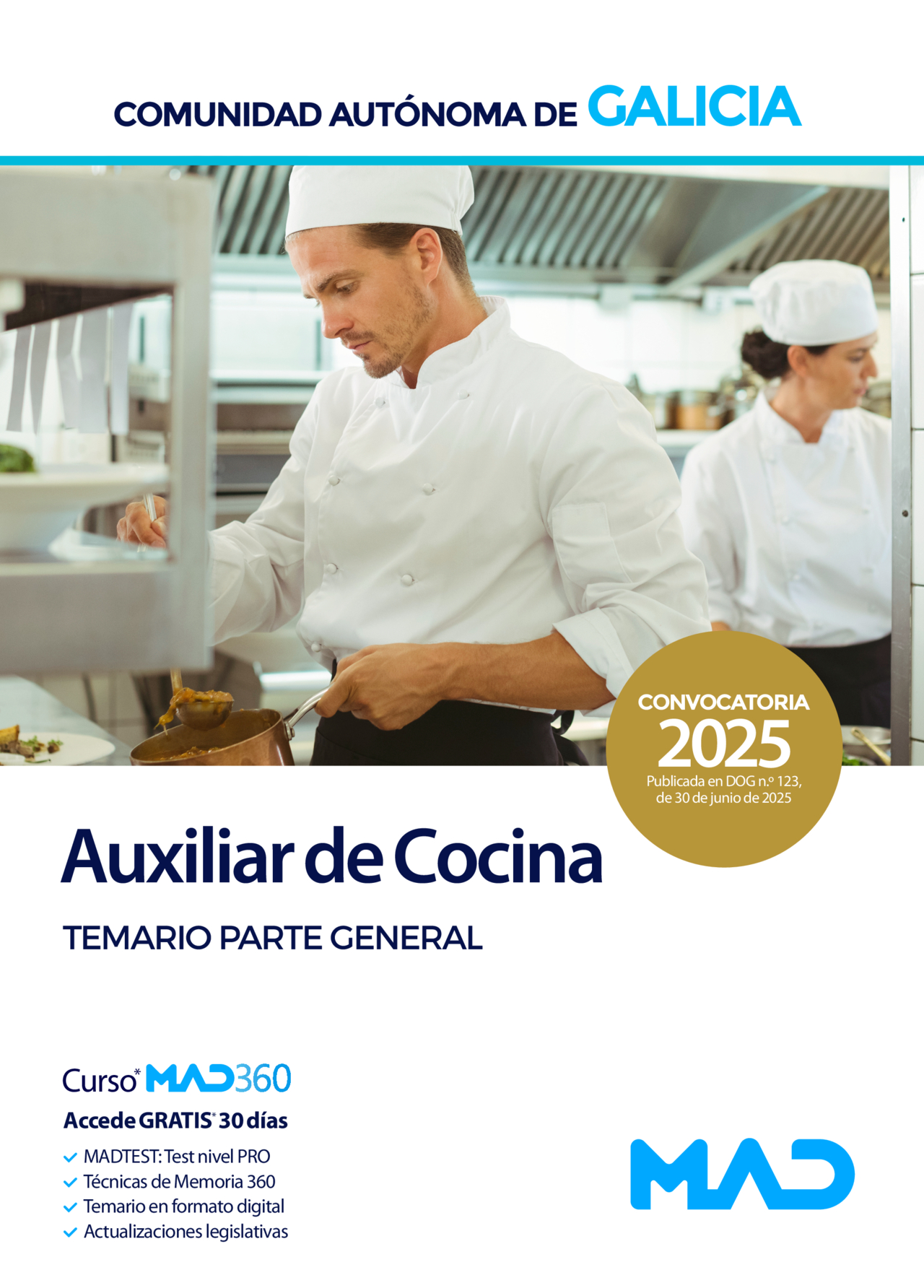 Auxiliar de cocina de la Administración General