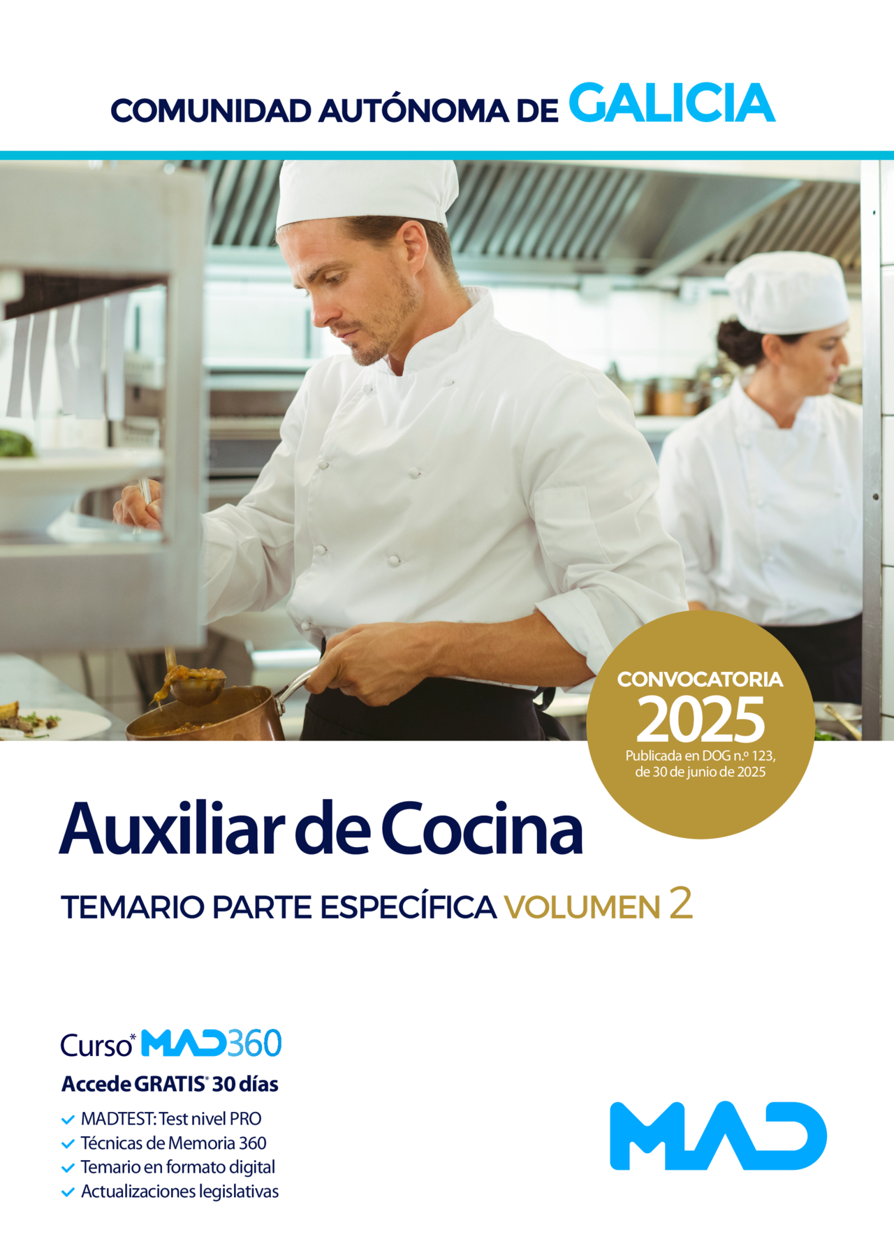 Auxiliar de cocina de la Administración General