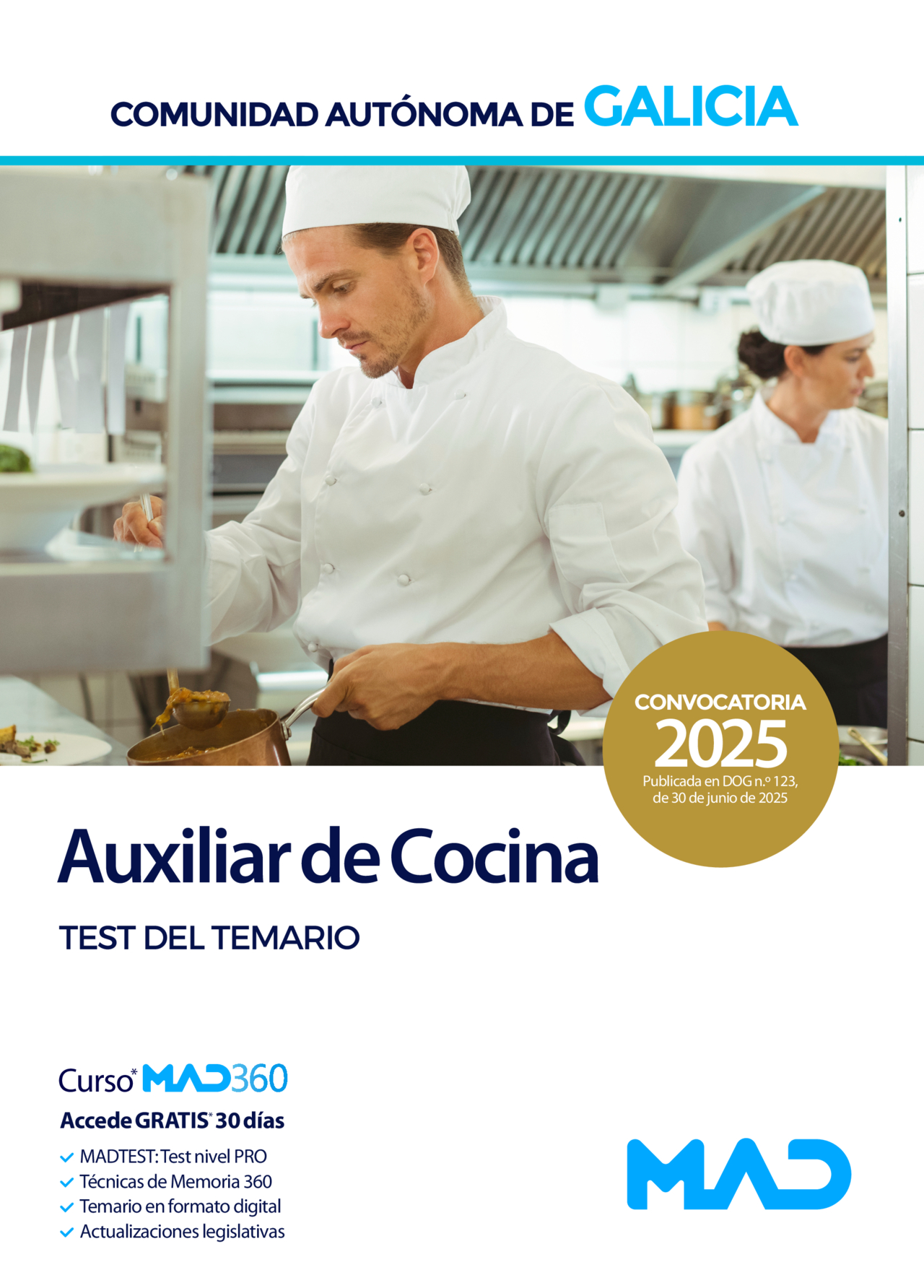 Auxiliar de cocina de la Administración General