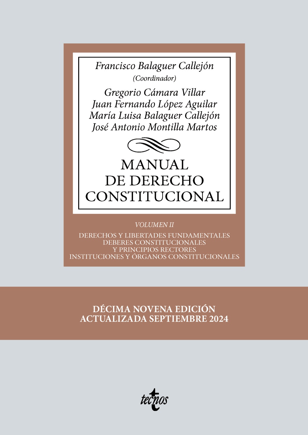 Manual de Derecho Constitucional Vol. II (19ª Edición) 2024