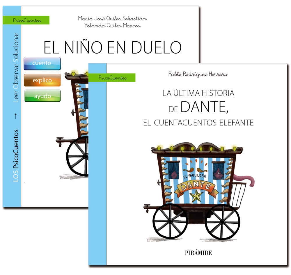 Guía: El niño en duelo + Cuento: La última historia de Dante, el cuentacuentos elefante