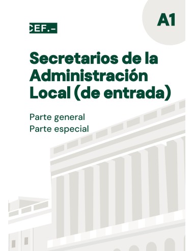 Secretarios de la Administración Local (de entrada). Temario completo