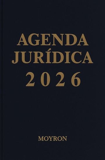 Agenda jurídica Moyron 2026 Azul