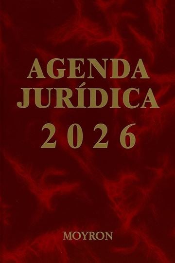 Agenda jurídica Moyron 2026 Granate