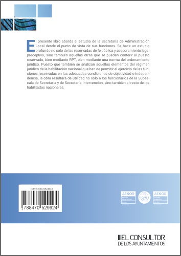 Las funciones de Secretaría en la Administración Local