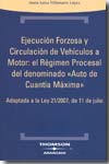 Ejecución forzosa y circulación de vehículos a motor : El régimen procesal del denominado " AUTO DE CUANTÍA MÁXIMA ". Adaptada a la ley 21/2007, de 11 de julio