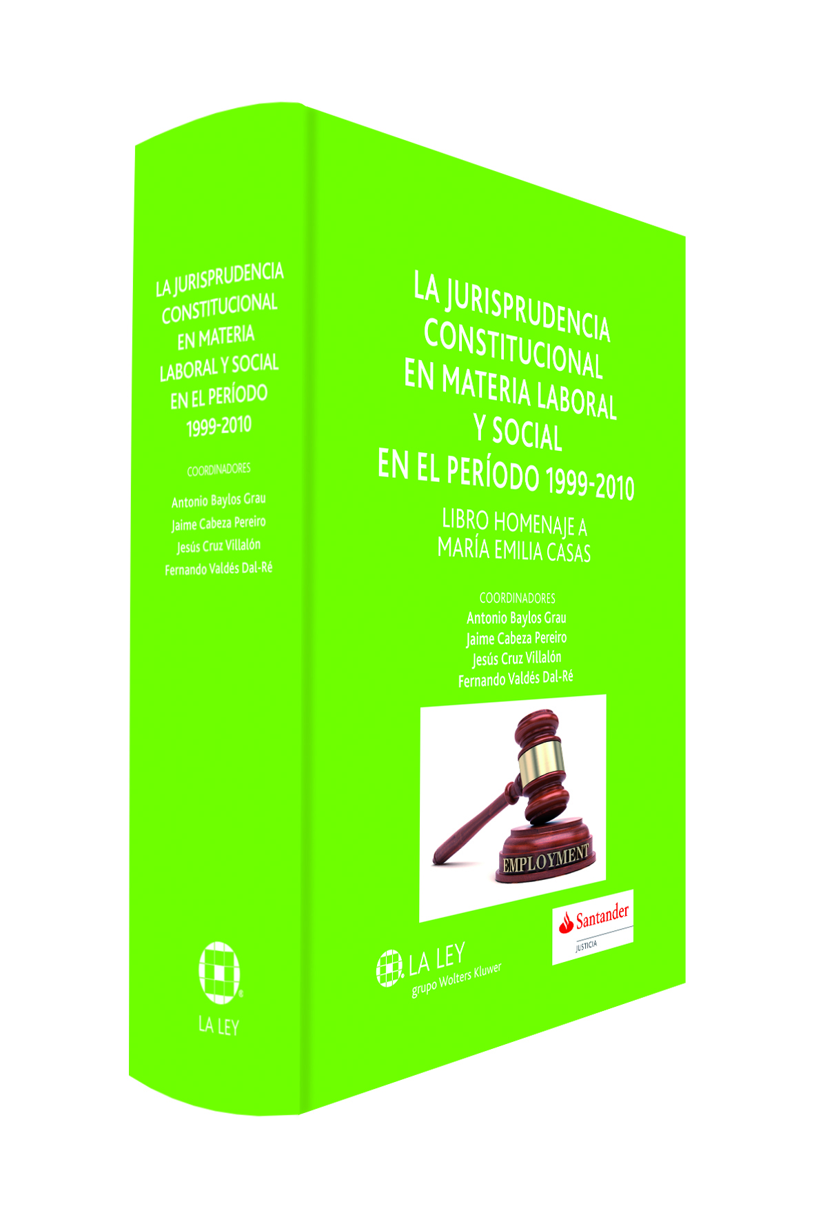 La jurisprudencia constitucional en materia laboral y social en el período 1999-2010 . Libro homenaje a María Emilia Casas
