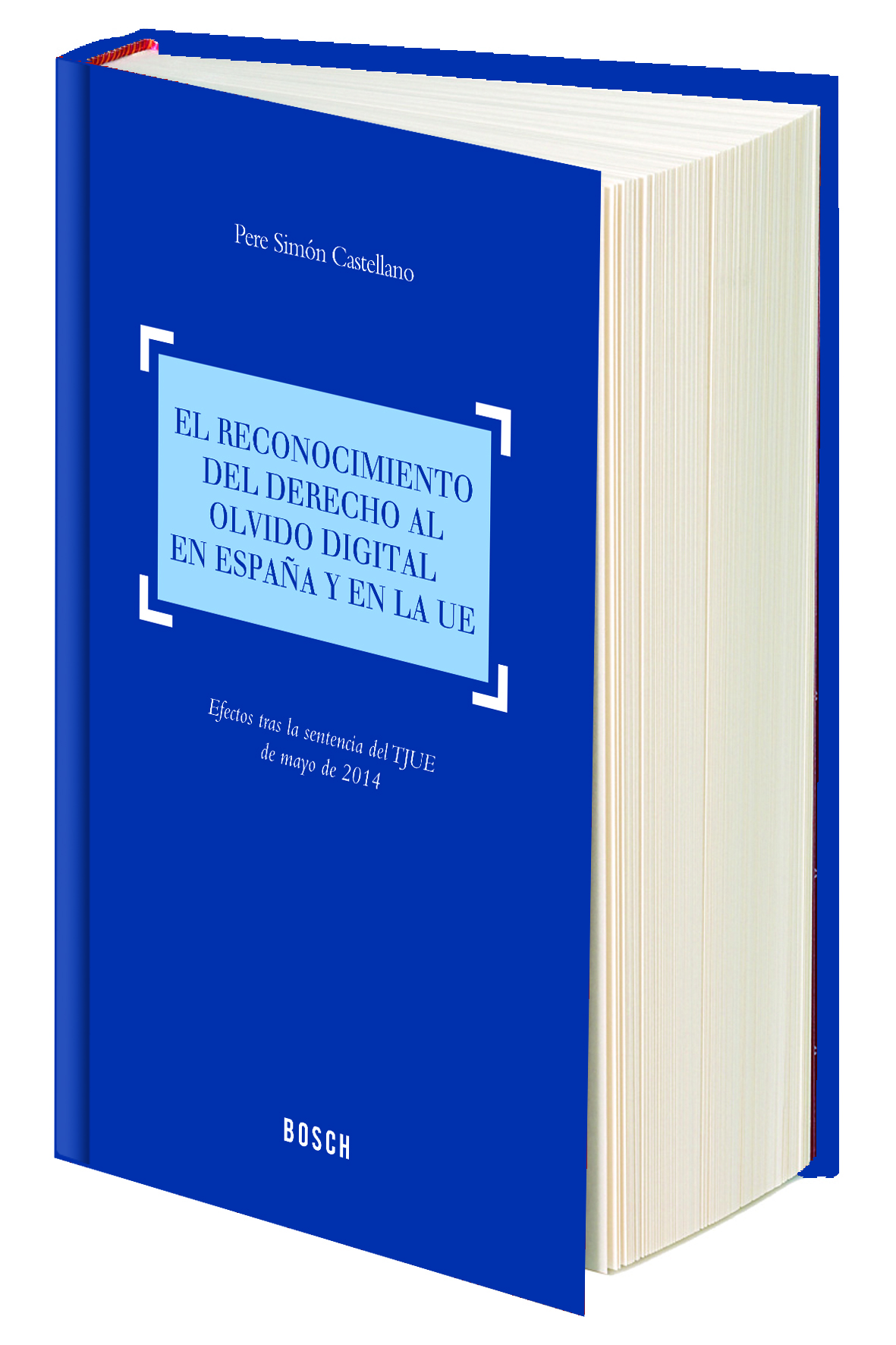 El reconocimiento del derecho al olvido digital en España y en la UE