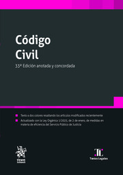 Código Civil (33ª Edición) 2025 anotada y concordada