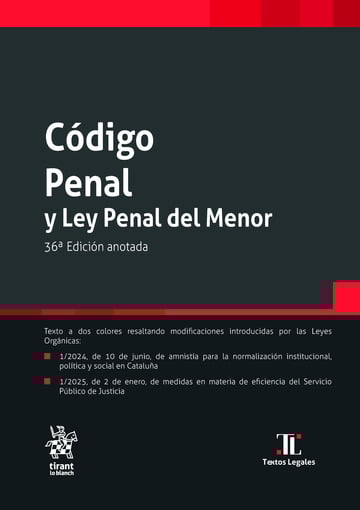 Código Penal y Ley Penal del Menor (36ª Edición) 2025