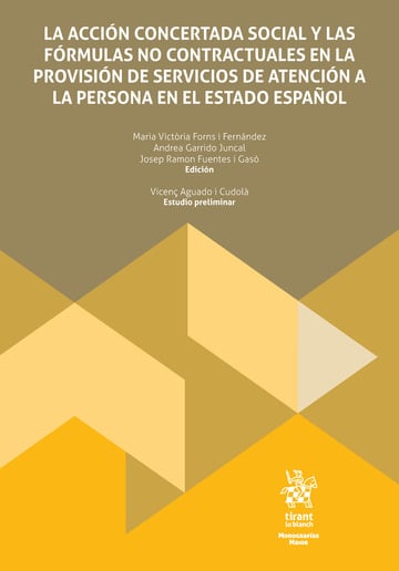 La acción concertada social y las fórmulas no contractuales en la provisión de servicios de atención a la persona