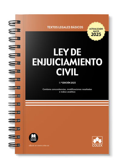 Ley de Enjuiciamiento Civil (1ª Edición 2025) Encuadernación Anillas