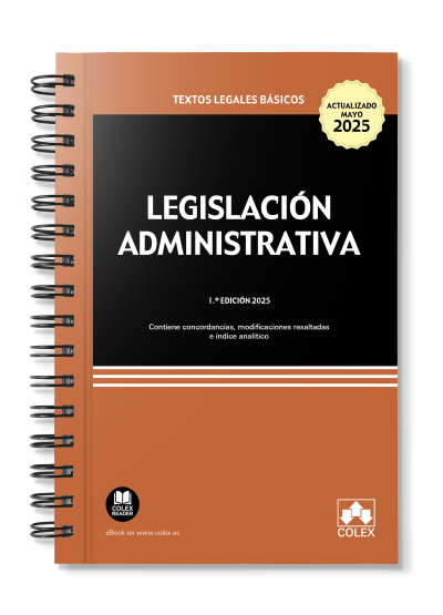 Legislación administrativa (1ª Edición 2025) Encuadernación Anillas