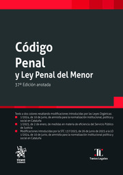 Código penal y ley penal del menor (37ª Edición) 2025