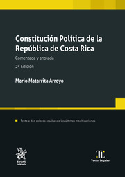 Constitución política de la República de Costa Rica 2ª edición